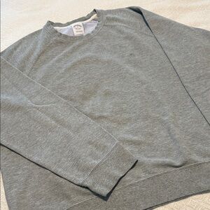 Brooks Brothers Heather Gray Crewneck Sweater